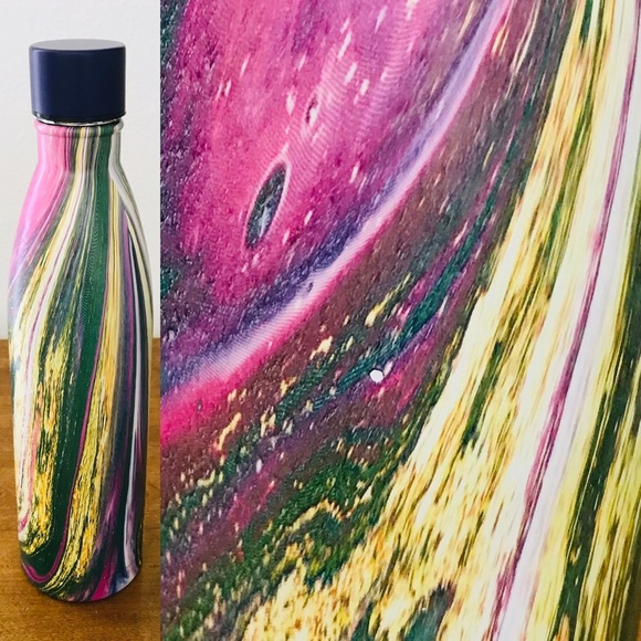 New Colorful Woodgrain STAINLESS STEEL Water Flask - Picture 2 of 9